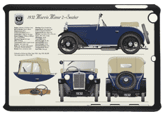 Morris Minor 2 Seat Tourer 1932 Small Tablet Covers